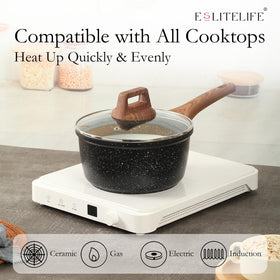 Close-up of ESLITE LIFE nonstick coating for easy release and cleaning
