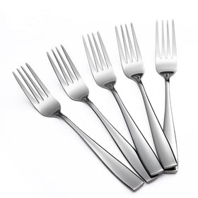 Eslite stainless steel dinner fork with durable 12-piece set for everyday meals.