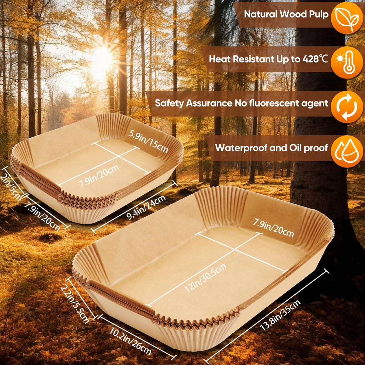 Eslotre liners don’t block air circulation, preserving even cooking.