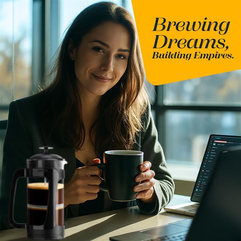 ESPRO Light P3 black finish with comfortable handle for daily brewing