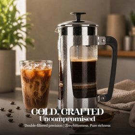 ESPRO Plus P5 glass carafe in borosilicate emphasizes heat resistance and clarity