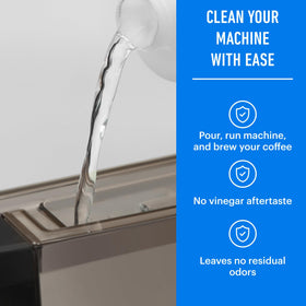 Essential Values USA manufactured descaler uses citric acid safely.