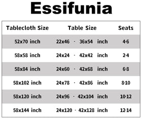 Essifunia checkered tablecloth suits parties and banquets with a cheerful touch.