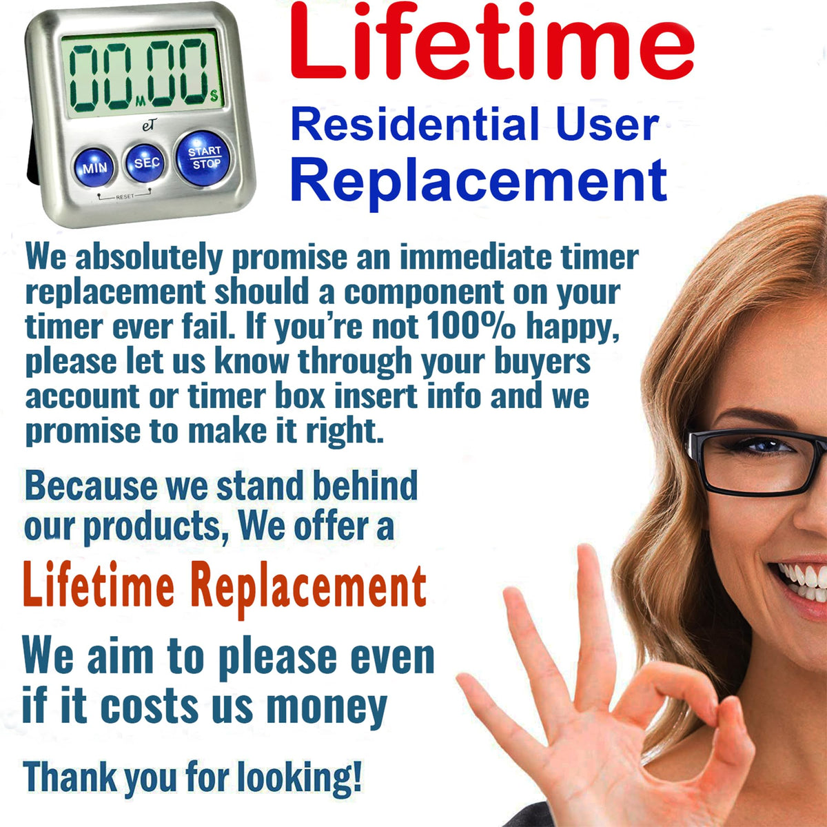eTradewinds Plumberry timer magnetic back keeps it sturdy on fridge while cooking