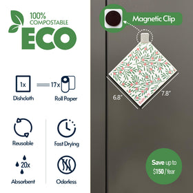 Eulnars magnetic clip allows fast hanging and air drying.