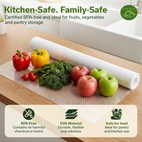 Evaland fridge liner shields shelves from moisture