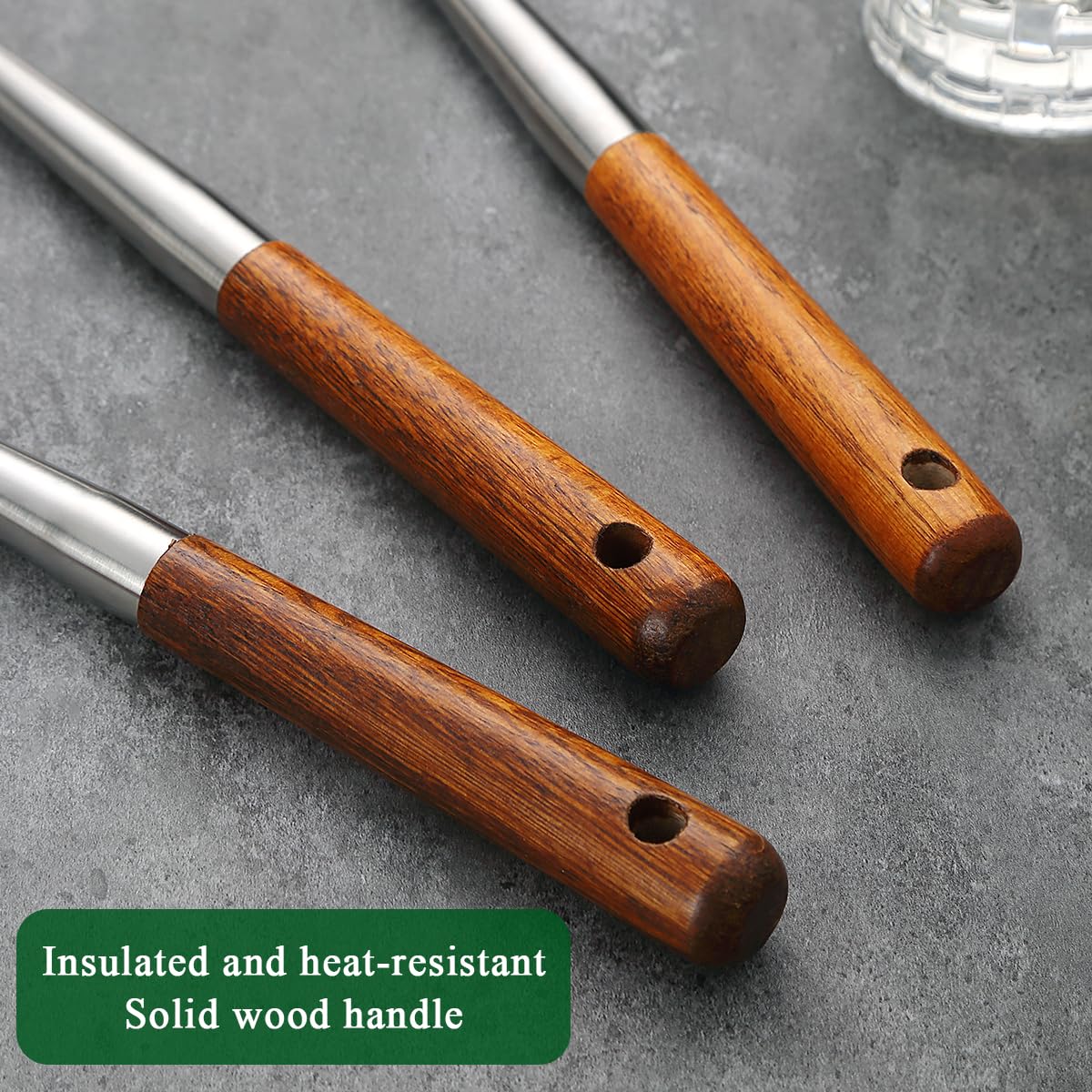 Evanda stainless steel tools resist rust and bending in daily use.