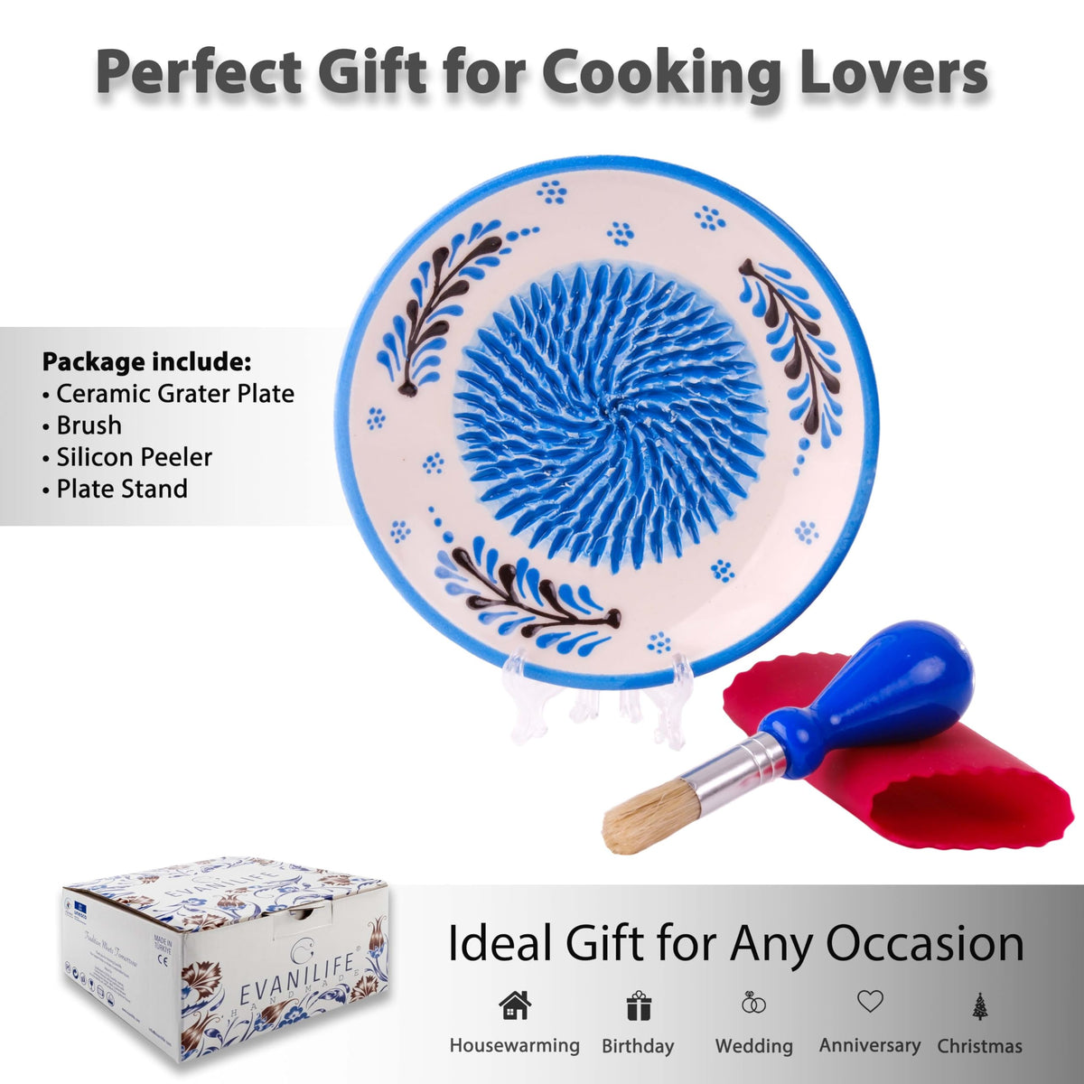 EVANILIFE luxury gift box makes a thoughtful present for cooking lovers.