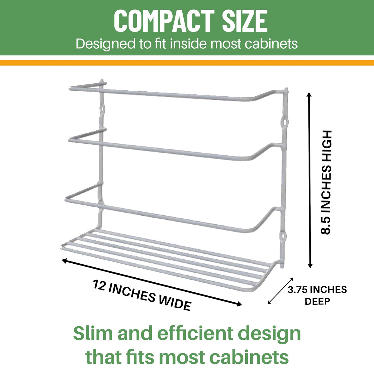 Evelots metal-coated construction resists rust in busy kitchen environments.