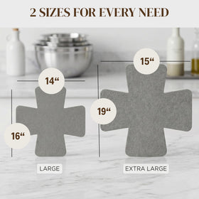 Evelots thick felt dish dividers cushion stacked dishes and prevent marks.