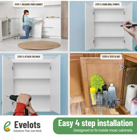 Evelots Vermont-made brand heritage adds trusted home organization solutions.