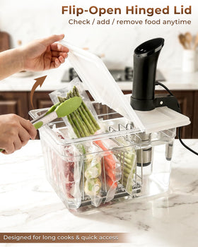 EVERIE Anova compatibility for easy setup with compatible devices.