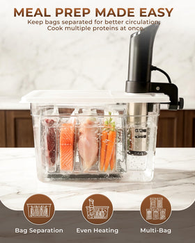 EVERIE collapsible hinged lid with BPA-free design for quick access.