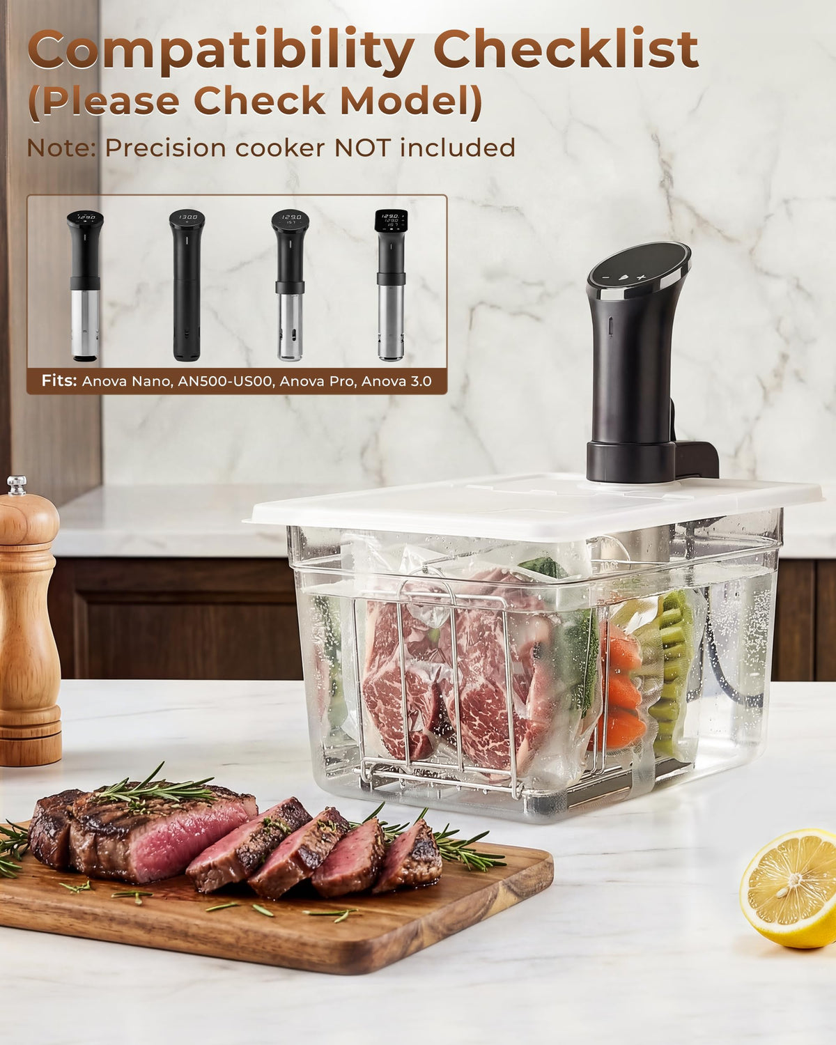 EVERIE wobble-free rack dividers maintain stable placement during cooking.