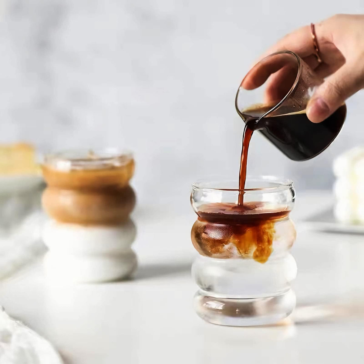 Ework4U clear lead-free glass ensures safe, stylish serving
