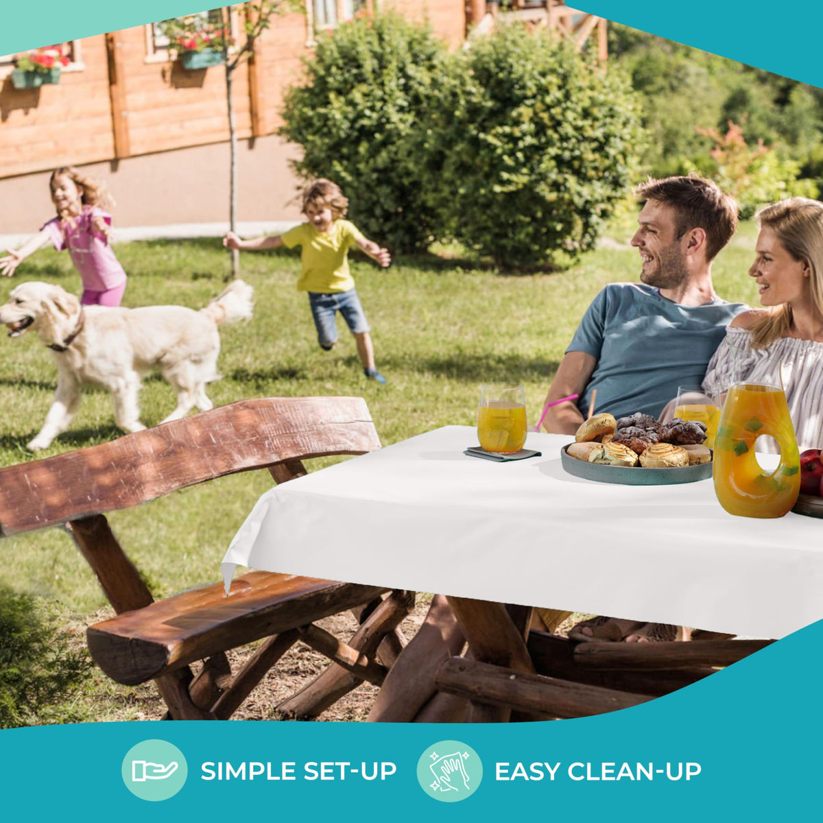 Exquisite Basic White Table Cover Roll stored after events for easy disposal