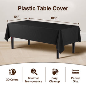 Exquisite tablecloth high-opacity clear to conceal the surface beneath.