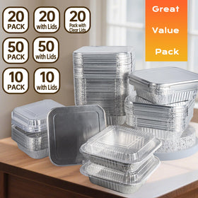 Ezsart meal prep storage pans for organized leftovers