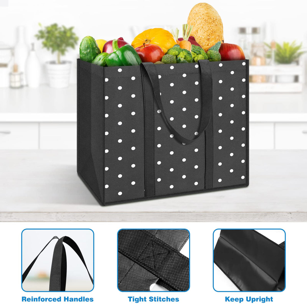 Fab totes fashionable patterns offer sustainable alternative to single-use bags.