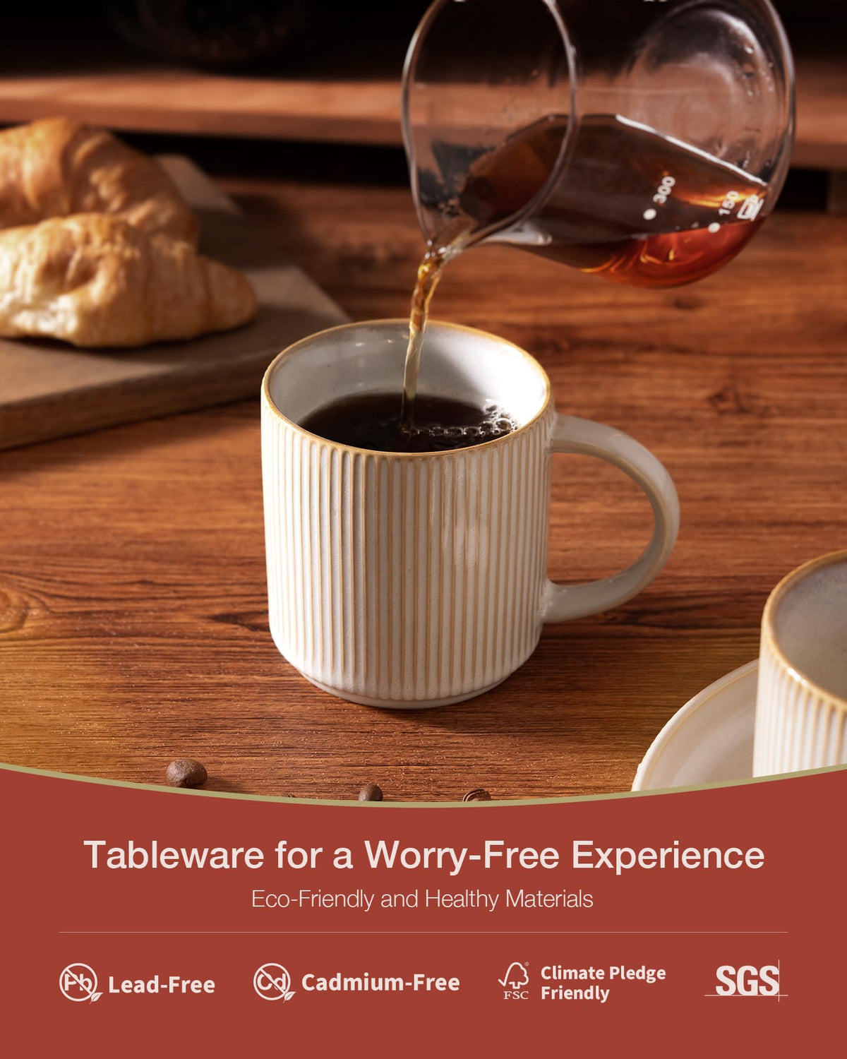 Famiware Star 12oz mug handle close-up shows comfortable grip