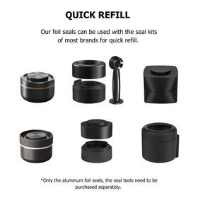 Fanativita food-grade lid for Vertuo 62mm pod sealing and storage