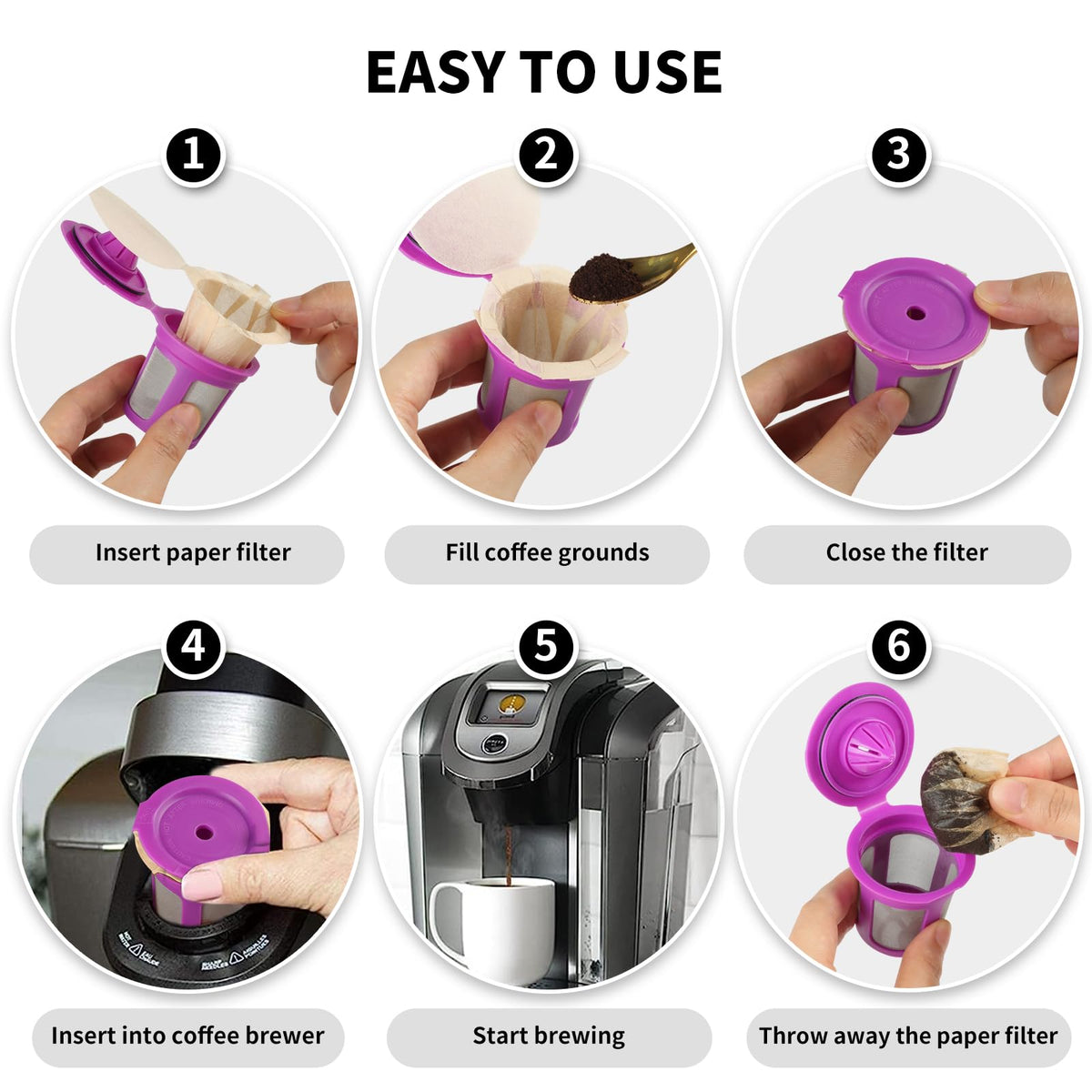 Fanativita filters let you brew with your own coffee and save per cup.