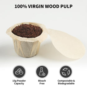 Fanativita paper filters create a clean, balanced cup by moderating oils.