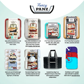 Fancy Panz lid doubles as a trivet when flipped underneath.
