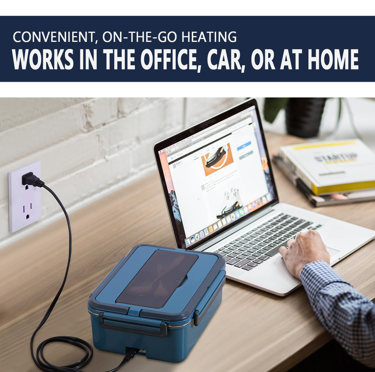 12V/24V/110V compatibility supports use at home, work, and on the road.