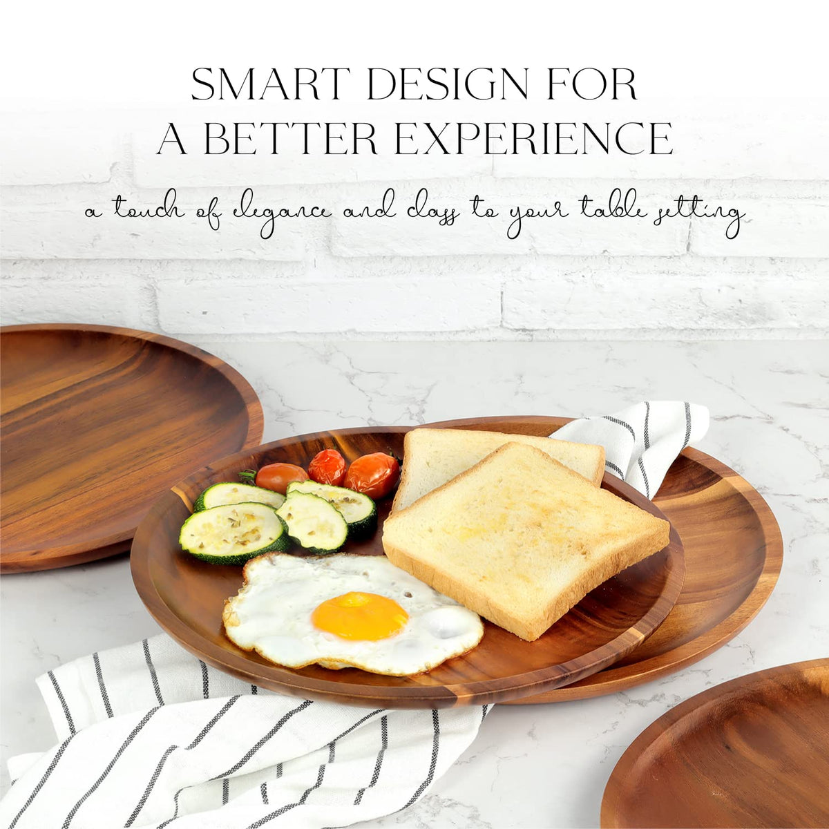 FANICHI plates in natural color enhancing food presentation