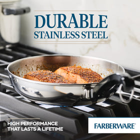 Farberware Classic 10-inch sauté pan in action