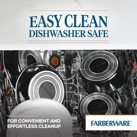 Farberware CopperSlide technology enables effortless release and quick cleanup.