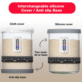 Farielyn-X flexible scraper aids gentle mixing.
