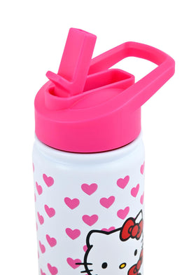 Hello Kitty bottle with leak-proof lid designed for mess-free travel.