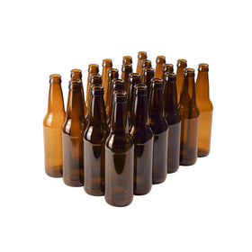 FastRack amber 12oz bottle pack for homebrewing and bottling