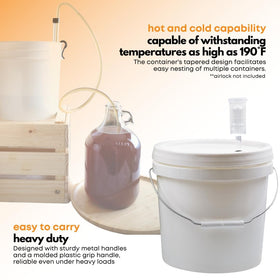 Easy to clean and sanitize, great for frequent batches.