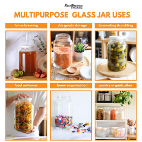 FastRack food storage jar helps keep cookies, grains, and snacks fresh.