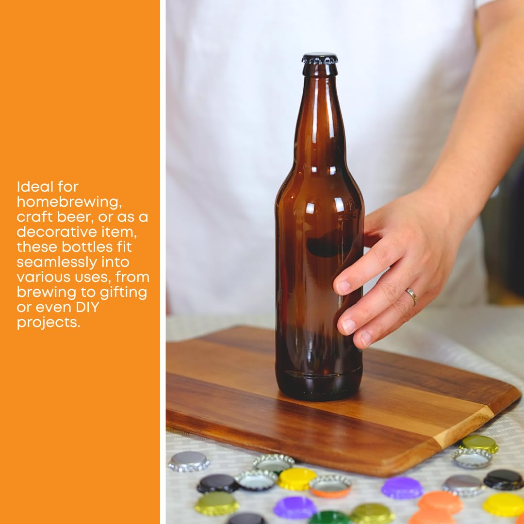 FastRack heavy-duty amber bottle withstands carbonation and shipping stress