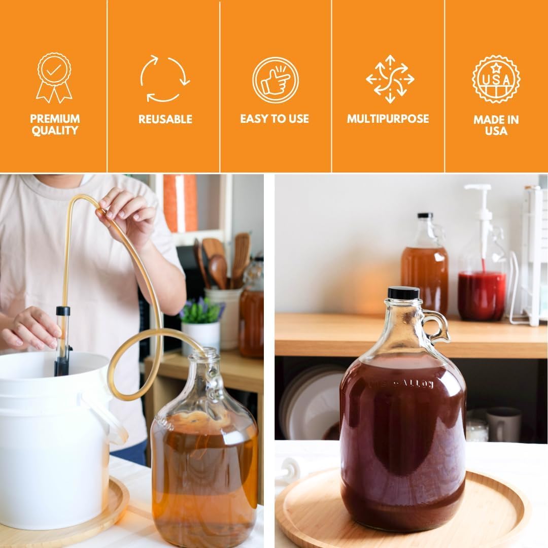 FastRack jars suit wine, beer, cider, mead, or kombucha fermentation projects.