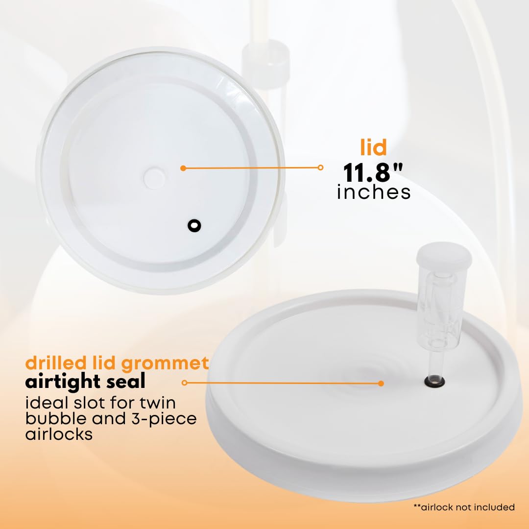 FastRack lightweight fermenting bucket highlights easy handling and sediment removal.