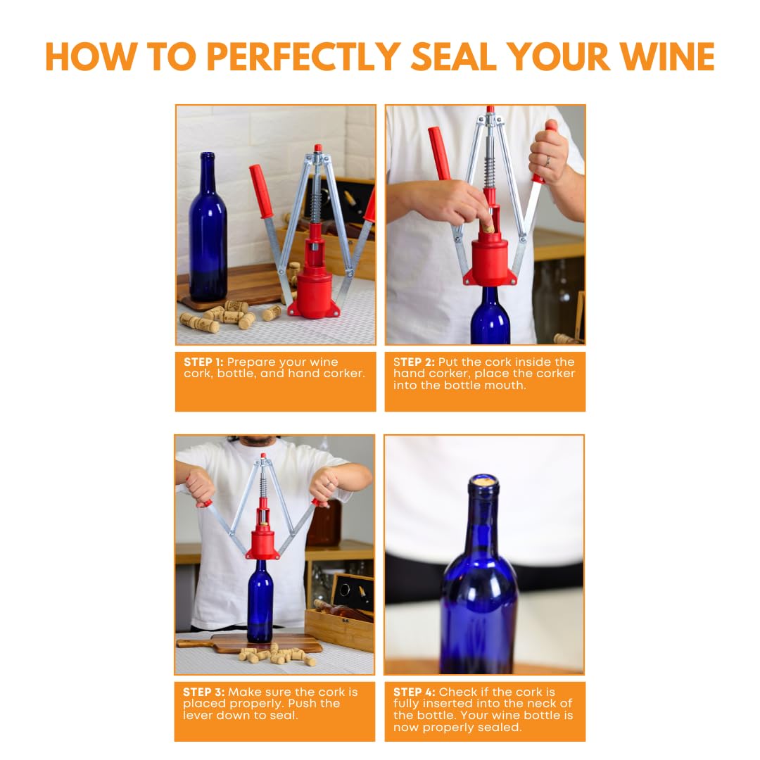 FastRack corks provide strong sealing for standard 750 mL bottles in a close-up view