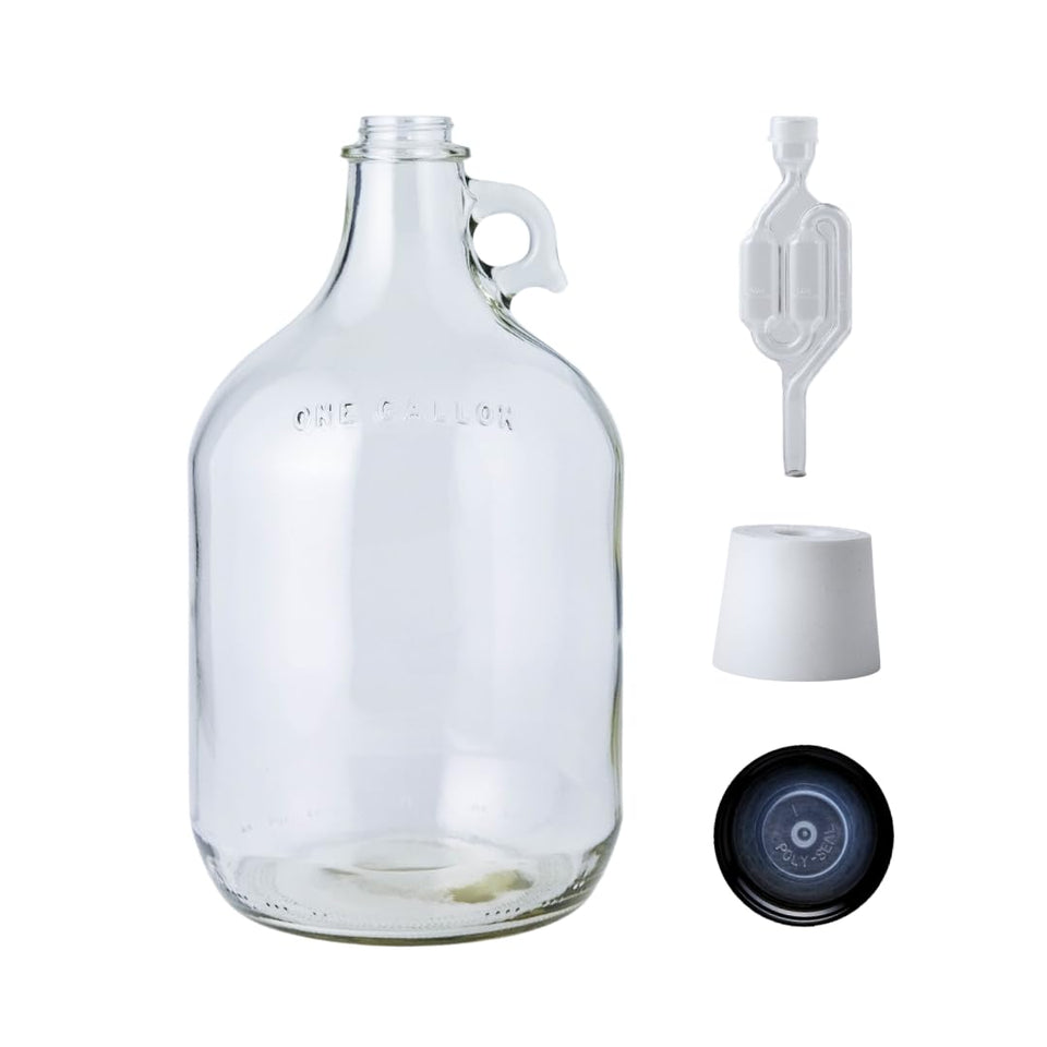 fastrak 1gal jug with airlock for fermentation and aroma development