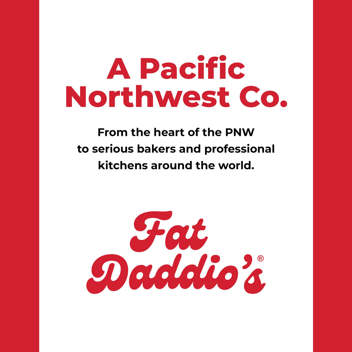 Fat Daddio's PRD-83SET edges-and-finishes image emphasizes heat resistance up to 550°F.