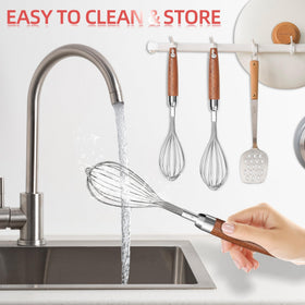 FDEYIQ balloon whisk versatile for drinks and sauces.