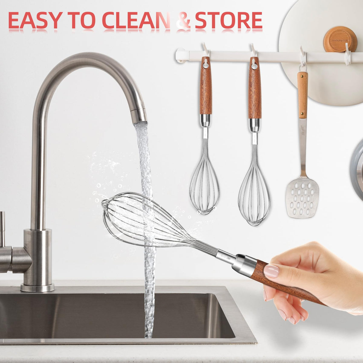 FDEYIQ ideal for scrambling eggs, stirring sauces, and more