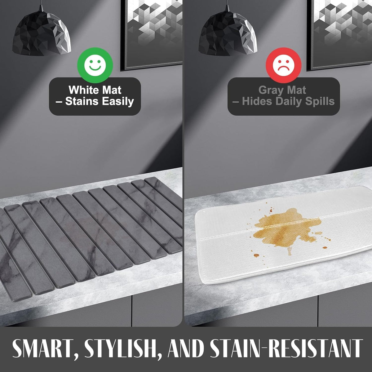 FDJTPOIU multipurpose-drying mat used as pot pad or fruit tray