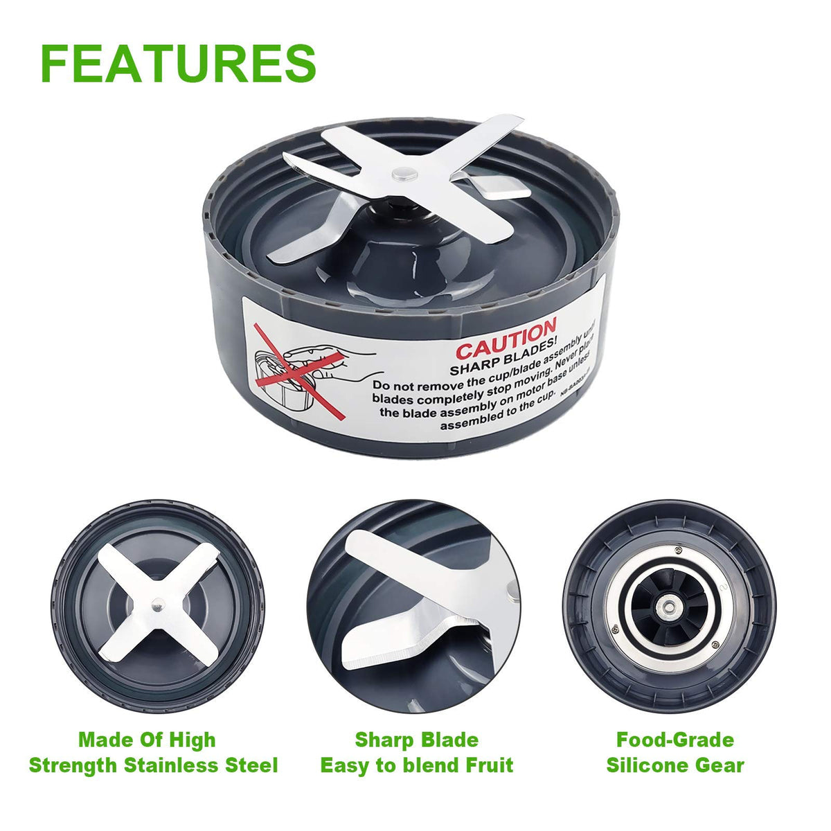 Feilifan packaging includes 1 blade with pre-installed O-ring for ready use
