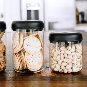 Fellow Atmos features food-safe stainless steel interior for safe storage.