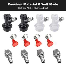 Ferroday liquid ball lock disconnect 1-4in for smooth beer flow