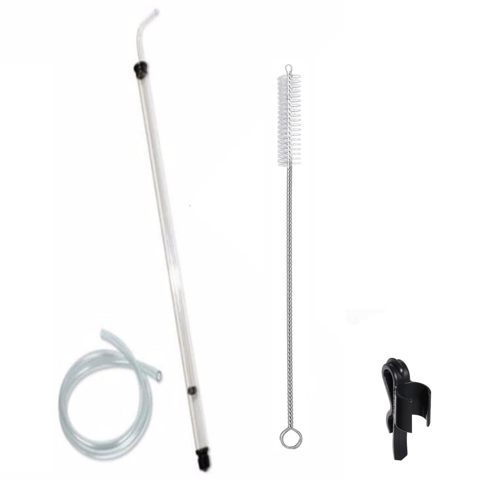 Fermtech regular 24in auto siphon enables clean transfer from fermenter to bottles.